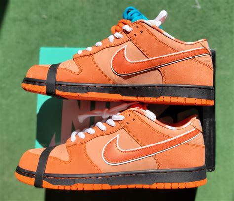 orange lobster dunks real